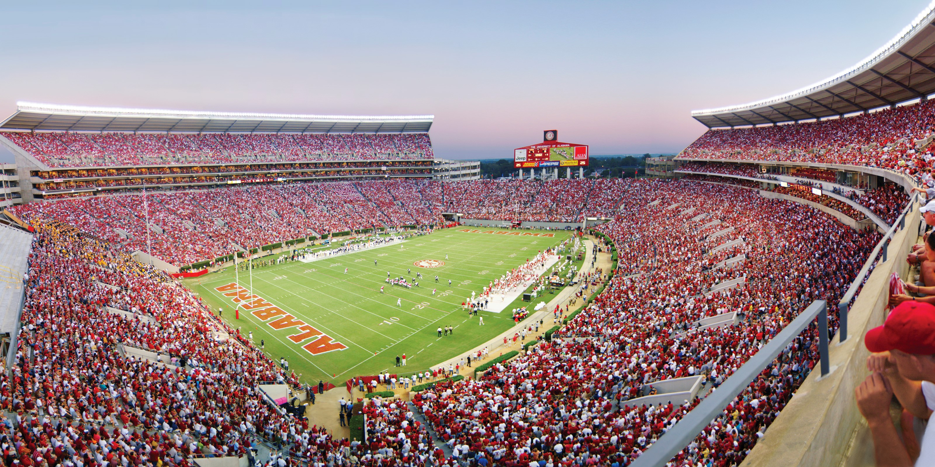 Alabama Vs. Southern Mississippi Football Mural Wallpaper Murals Your Way