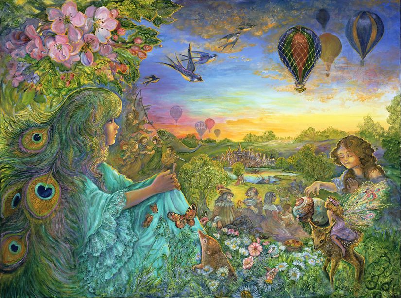 Daydreaming Wallpaper Mural by Josephine Wall Murals Your Way