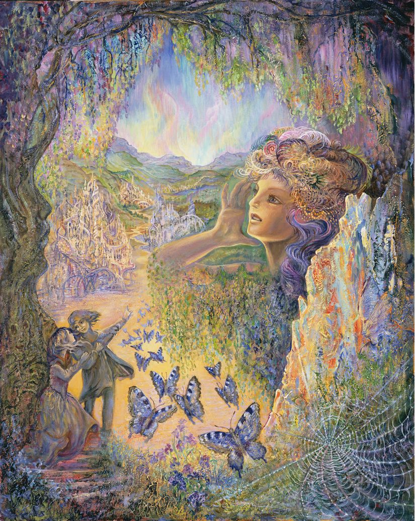 Echo Mural Wallpaper by Josephine Wall - Murals Your Way