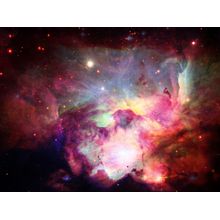 Colorful Space Nebula Wall Mural