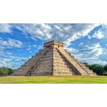 Mayan Pyramid of Kukulcan El Castillo in Chichen Itza, Mexico Wall Mural