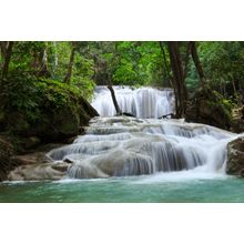 Cascading Erawan Waterfall Wall Mural