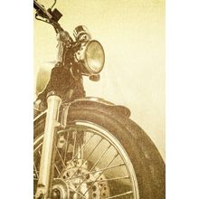 Vintage Motorcycle Wall Mural