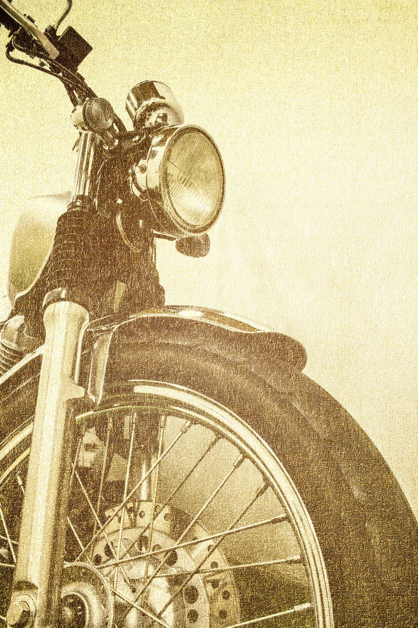 Vintage Motorcycle Mural Murals Your Way