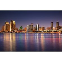 San Diego Skyline Wall Mural