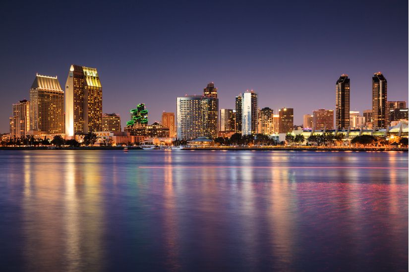 San Diego Skyline Wall Mural Murals Your Way