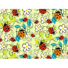 Retro Ladybugs Wall Mural