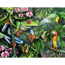 Frogs in the Mist Wallpaper Mural