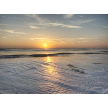 Melbourne Beach At Sunrise Wall Mural