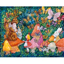 Alice And The Caterpillar Wall Mural