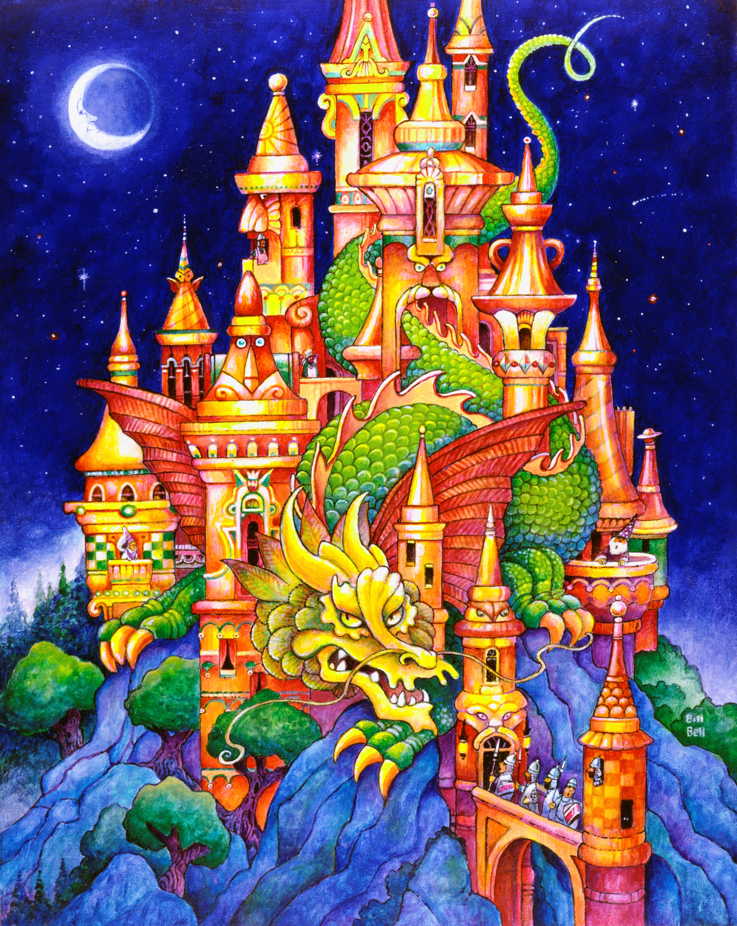 Kids Castle Wall Murals | Kids Castle Wallpaper - Murals Your Way, image size:2548x3200