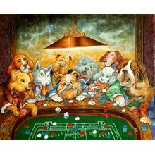Lucky Dogs Wall Mural