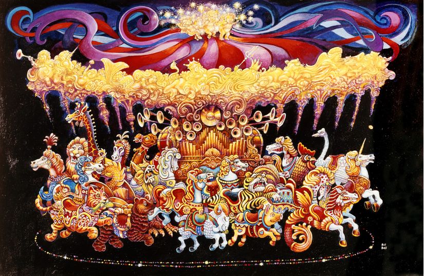 Velvet-Carousel-Wallpaper-Mural