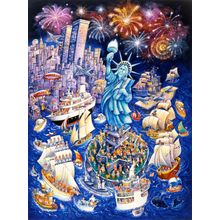 Miss Liberty Wall Mural