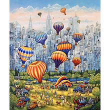 Central Park Balloons Wall Mural