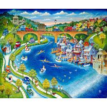 Boathouse Row Wall Mural