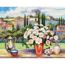 Tuscan Roses Wall Mural