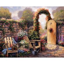 Garden Patio Wall Mural