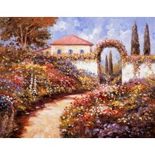 Garden Walk Wall Mural