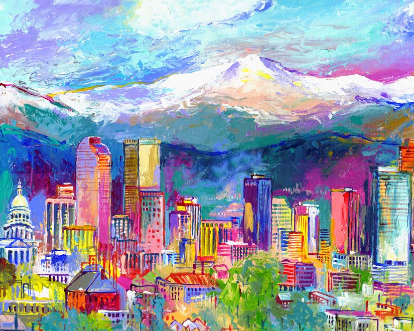 Denver Wall Mural By Richard Wallich Murals Your Way