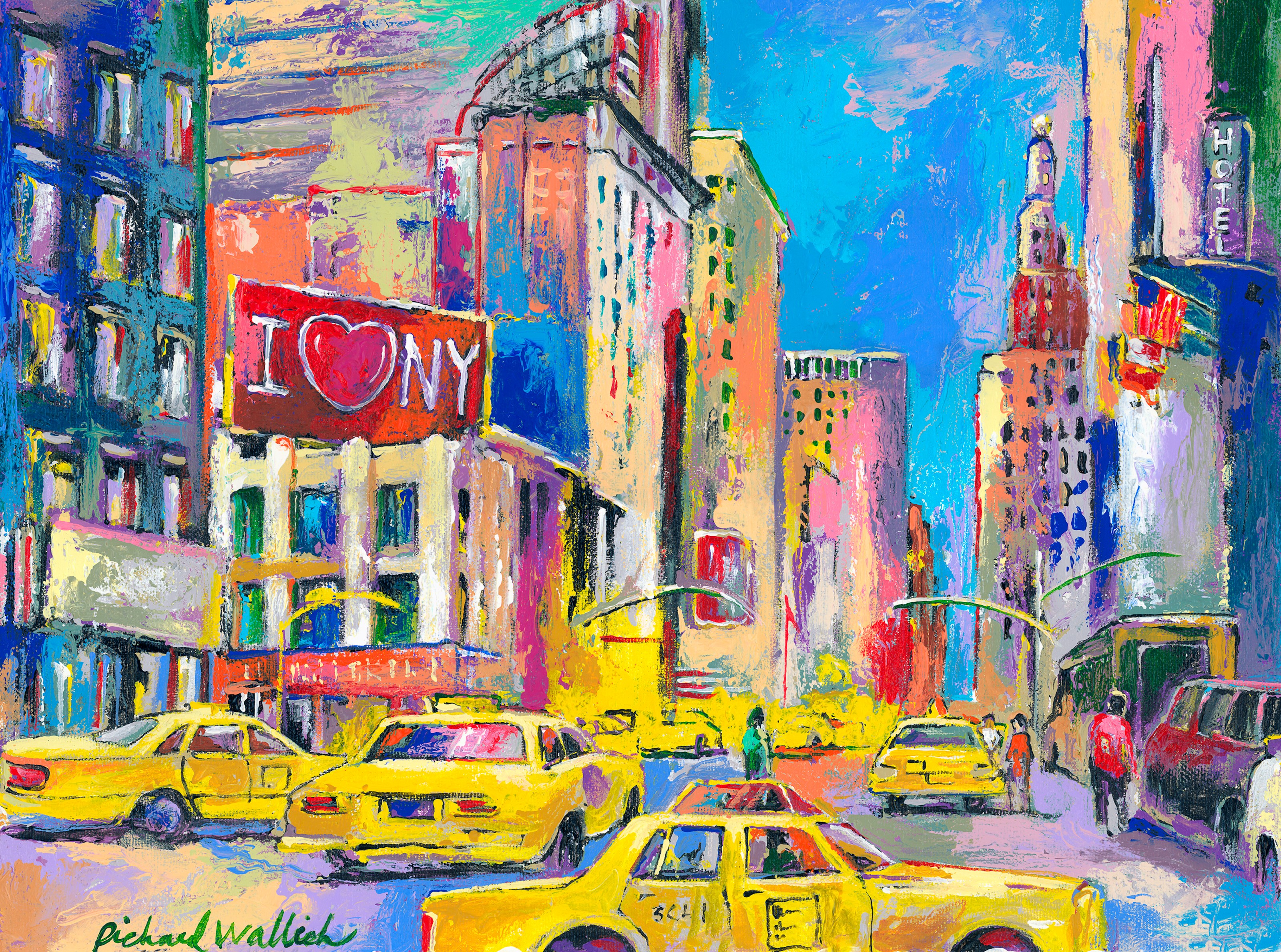 York New Your Way Taxi Wallpaper Mural Murals -