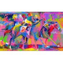 Horse Race #1 Wall Mural