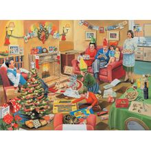 A 50's Family Christmas Wall Mural