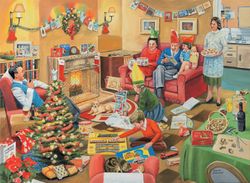 A-50-s-Family-Christmas-Wall-Mural