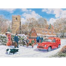 Christmas Post Wall Mural