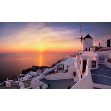 Captured Memories, Santorini Wall Mural