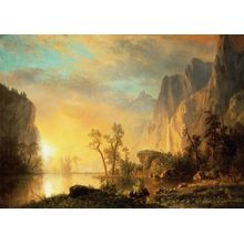 Sunset In The Rockies Wall Mural