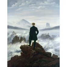 The Wanderer Above The Sea of Fog Wall Mural