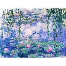 Monet Water Lilies 1916-19 Wall Mural