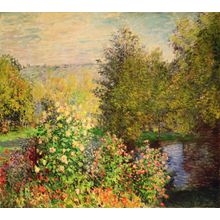 A Corner Of The Garden At Montgeron Wall Mural