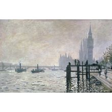 The Thames Below Westminster Wall Mural