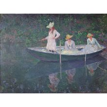 The Boat at Giverny Wall Mural