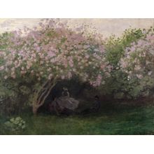 Lilacs, Grey Weather Wall Mural