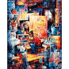 Jazz Man Wall Mural