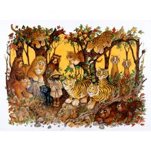 Noah - Lions, Tigers, Bears Wall Mural