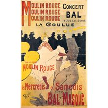 La Goulue at the Moulin Rouge Wall Mural