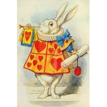 The White Rabbit Wall Mural