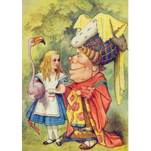 Alice with the Duchess Wall Mural