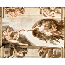 Sistine Chapel Ceiling, Creation Of Adam Wall Mural
