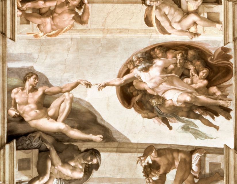 Sistine-Chapel-Ceiling-Creation-Of-Adam-Mural-Wallpaper