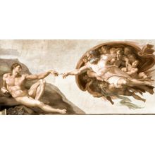 Sistine Chapel Ceiling, Creation Of Adam 2 Wall Mural