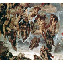 The Righteous Drawn up to Heaven Wall Mural