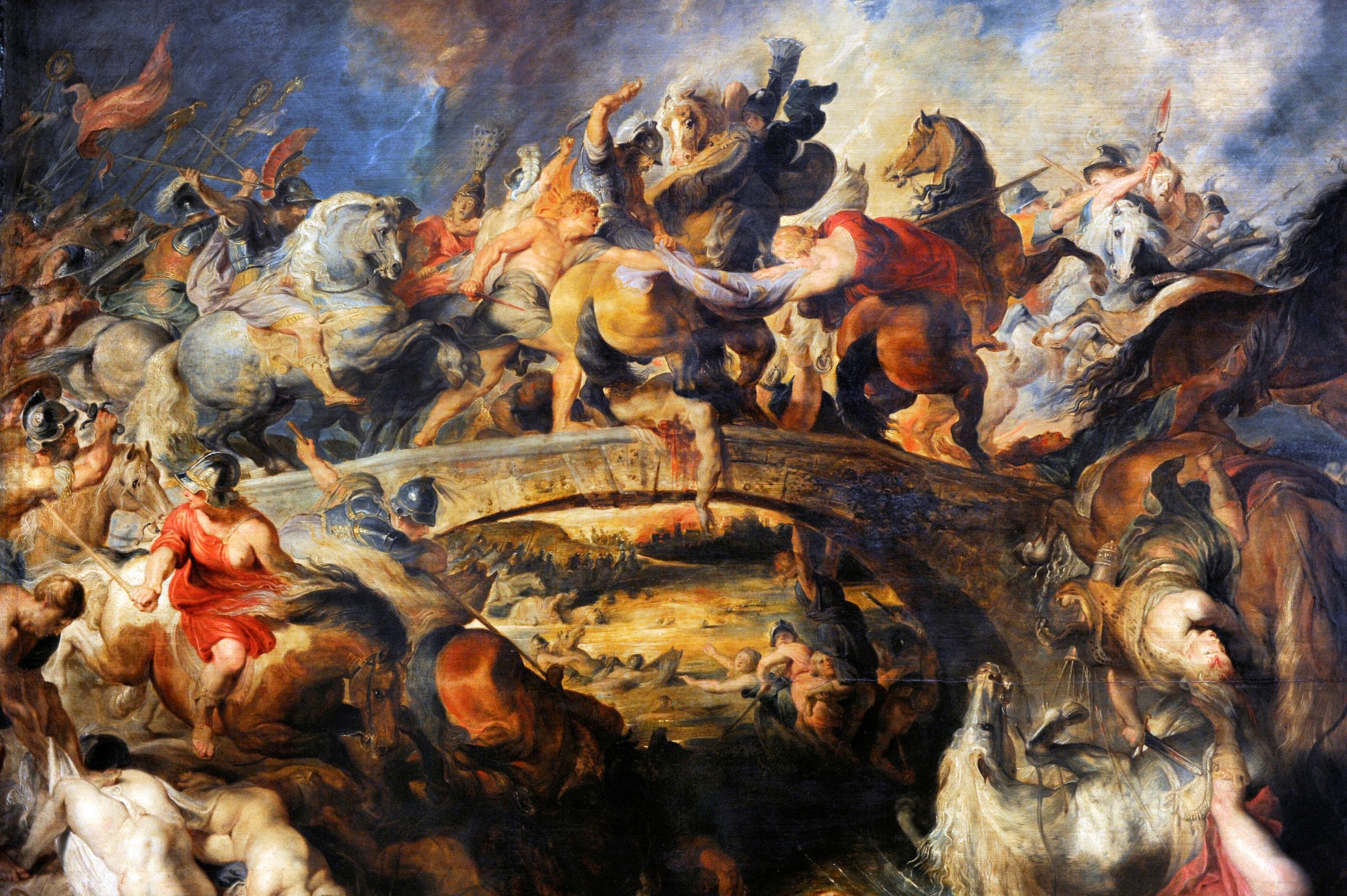 Battle Of The Amazons Wall Mural By Rubens - Murals Your Way