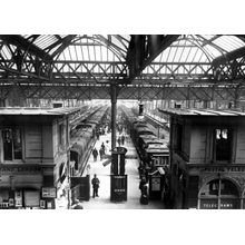 Interior of Charing Cross Station Wall Mural