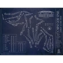 Carne Golf Links Blueprint Wall Mural