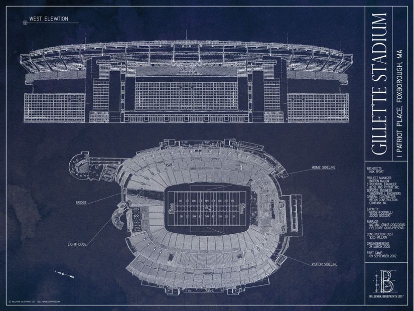 Gillette-Stadium-Blueprint-Mural-Wallpaper
